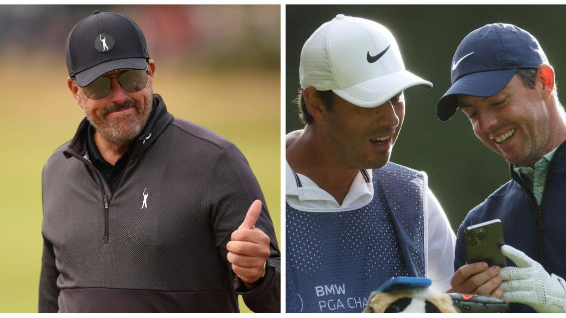 Phil Mickelson urges golf fans not to 'pile on' Rory McIlroy